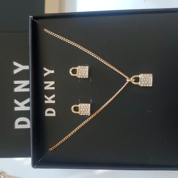 DKNY - NECKLACE AND PENDANT &EARRING SET - Picture 1 of 6